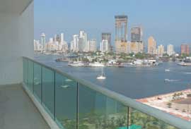 apartamentos con vista al mar en Manga - Cartagena - Colombia